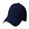 Gorra Algodn Heavy Peinado  - Color Marino/Blanco